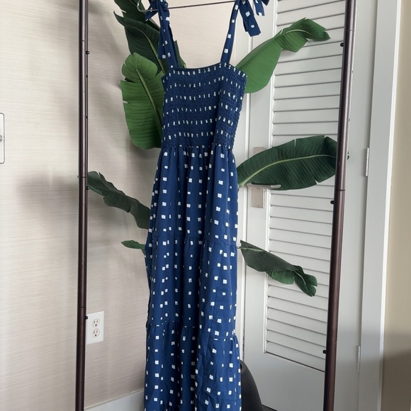 Printed Smocked Ruffle Maxi Dress - Picture 3 of 5